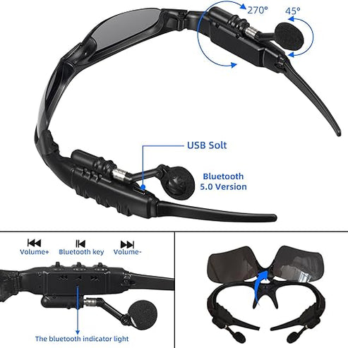 Wireless Bluetooth Headset Sunglasses